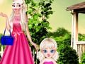 Peli Äiti Elsa ja vauva valokuvaus verkossa Peli Äiti Elsa ja vauva valokuvaus verkossa