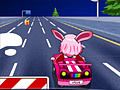 Peli Yuju -vaaleanpunainen auto  verkossa