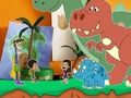 Peli Lautasliinaseikkailut! Perhe Dinosaur Rex verkossa Peli Lautasliinaseikkailut! Perhe Dinosaur Rex verkossa
