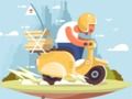 Peli City Scooter ratsastaa palapeliä  verkossa