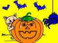 Peli Halloween värityskirja  verkossa