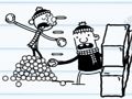 Peli Stickman Snow -taistelu verkossa