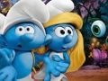 Peli Pikku Smurffit väritys  verkossa