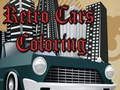 Peli Retro autojen väritys  verkossa