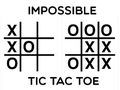 Peli Mahdoton tic tac toe  verkossa