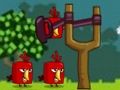 Peli Angry Birds vs Siat verkossa Peli Angry Birds vs Siat verkossa