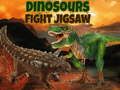 Peli Dinosaurukset Fight Jigsaw  verkossa
