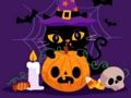 Peli Grumpy Halloween -kissat palapeli verkossa