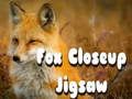 Peli Fox Lähikuva palapeli  verkossa