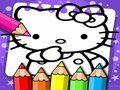 Peli Hello Kitty värityskirja  verkossa