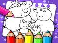Peli Peppa Pig värityskirja verkossa Peli Peppa Pig värityskirja verkossa