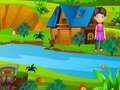 Peli Kissan lelu etsiminen Forest Housesta  verkossa