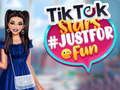 Peli Tiktok -tähdet #justforfun verkossa