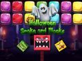 Peli Halloween käärme ja lohkot verkossa Peli Halloween käärme ja lohkot verkossa