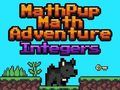 Peli MathPup Math Adventure kokonaisluvut  verkossa