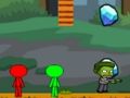 Peli Stickman Bros vs zombeja verkossa