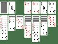Peli Klondike Solitaire kääntyy yhdeksi verkossa