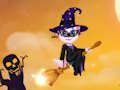 Peli Kissatyttö valmistautuu Halloweeniin  verkossa