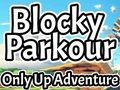 Peli Blocky Parkour: Vain ylös seikkailu verkossa