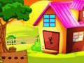 Peli Tiilikattoinen talo Gold Treasure Escape  verkossa