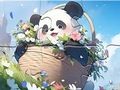 Peli Palapeli: Blanket Panda  verkossa