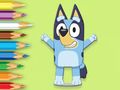 Peli Värityskirja: Happy Bluey  verkossa