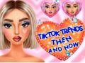Peli TikTok Trends -meikki ennen ja nyt  verkossa
