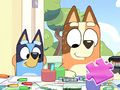 Peli Palapeli: Bluey Family Coloring Day  verkossa
