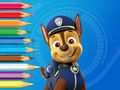 Peli Värityskirja: Paw Patrol Chase  verkossa