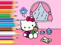 Peli Värityskirja: Hello Kitty Rainy Day  verkossa