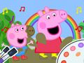 Peli Värityskirja: Peppa Pig Muddy Funny  verkossa