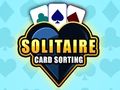 Peli Solitaire-korttien lajittelupalapeli  verkossa