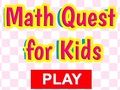 Peli Math Quest lapsille  verkossa