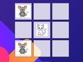 Peli Tic-tac-toe hiiri vs kissa verkossa