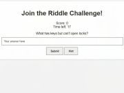 Peli Riddle Challenge verkossa