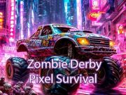 Peli Zombie derby pikseli selviytyminen verkossa