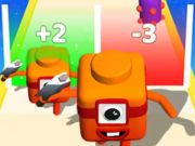 Peli Yhdistä numerokuutio: 3D Run Game  verkossa