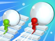Peli Snow Race 3D -hauska kilpa verkossa