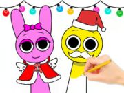 Peli Värityskirja: Sprunki Christmas  verkossa