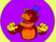 Peli FNAF värityskirja  verkossa
