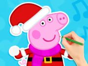 Peli Värityskirja: Peppa Pig Snowman  verkossa