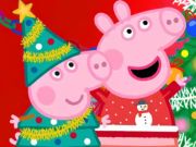 Peli Palapeli: Peppa Pig -jouluvalmistelut  verkossa