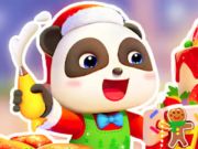 Peli Jigsaw Puzzle: Baby Panda Christmas Chef verkossa