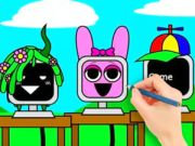 Peli Värityskirja: Sprunki Fun Computer Computer  verkossa
