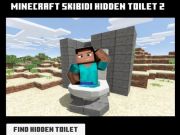Peli Minicraft skibidi piilotettu wc 2  verkossa