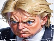 Peli Hauska kasvos Wars Trump vs Kim  verkossa