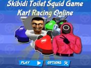 Peli Skibidi wc -kalmari peli kart kilpa online  verkossa
