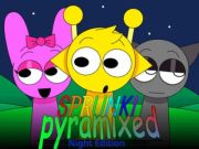 Peli Sprunki Pyramixed: Night Edition verkossa