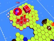 Peli Laatta Hex -maailma: punainen vs. sininen  verkossa