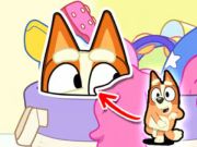 Peli Palapeli: Bluey piilo ja etsiä  verkossa